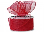 Red tulle ribbon