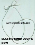 Elastic cord loop bow