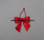 Satin bow tie with stretch loop