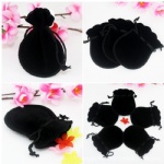 black gift bag for jewelry
