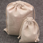 Canvas cotton drawstring collect gift bags